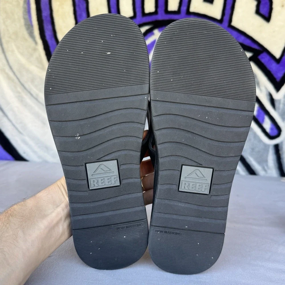 Size M8/W10 - Reef Ojai Classic‎ Flip Flop Sandal CJ6247 Black